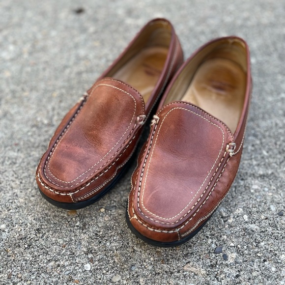 Dockers Catalina Brown Leather Slip On Casual Loafer - Picture 3 of 9